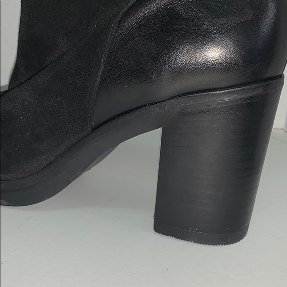 NWOT STRATEGIA Black Leather Ankle Boots - Picture 12 of 14